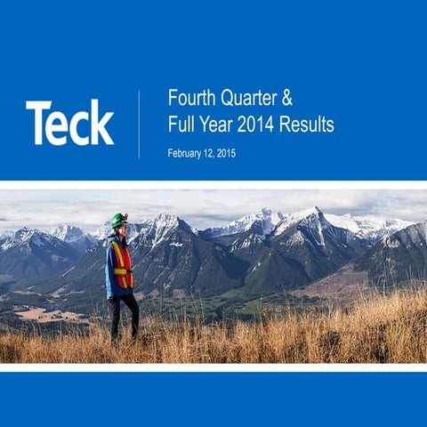 Q4 2014 conference call presentation