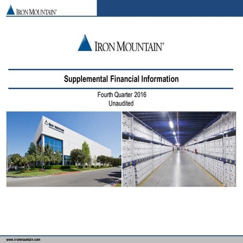 Q4 2016 irm_supplemental_final