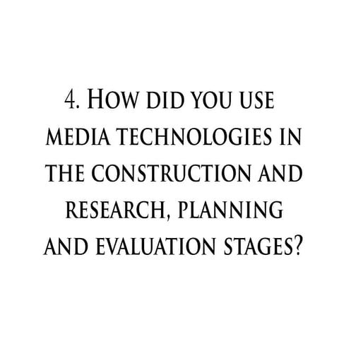 Question 4 - Media Studies A2 | PDF