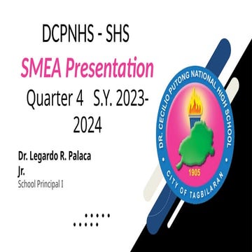 Q4 DCPNHS SMEA SY 2023-24 learing how to make smea | PPTX