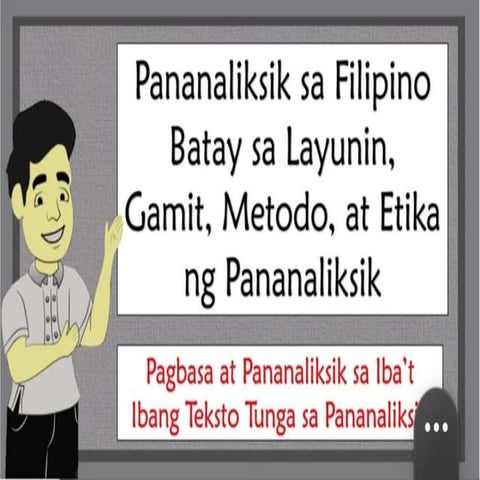 Quarter 4 module 1 pananaliksik x sa filipino