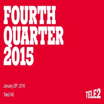 Q4 2015 presentation