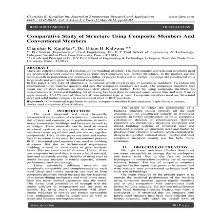 COST COMPARATIVE STUDY OF STEEL CONCRETE COMPOSITE AND RCC STRUCTURE | PDF