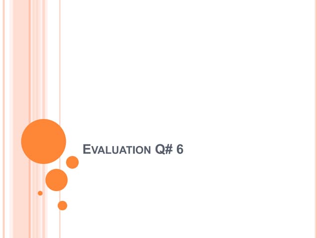 Q #6 | PPT