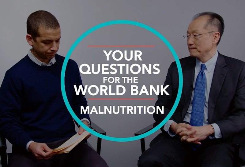 President of the World Bank Jim Kim...