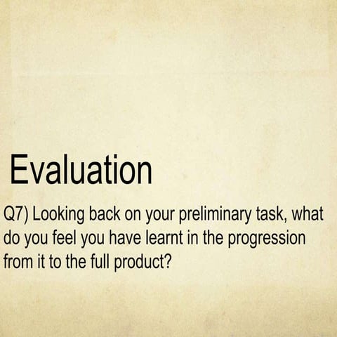 evaluation 