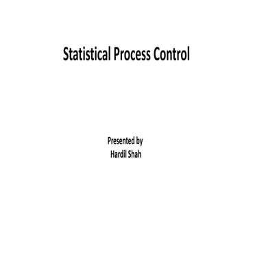 Statistical Process Control Explained | PPT