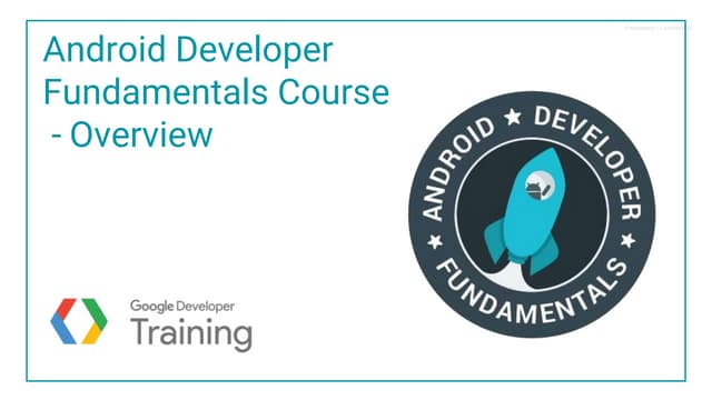 google android developer training