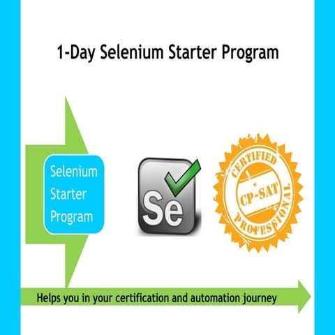 QAAgility Selenium Starter Program