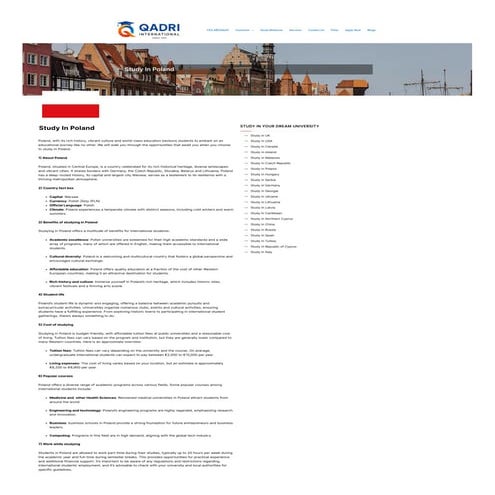 Study in Poland | Study Medicine in Poland | PDF