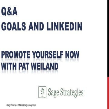 Q&a goals and linkedin 010715