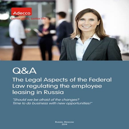 Adecco Russia Q&A Handbook