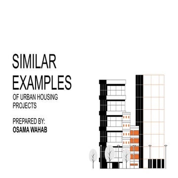 Vackov Housng Project (Urban Housing Similar Example) | PPTX
