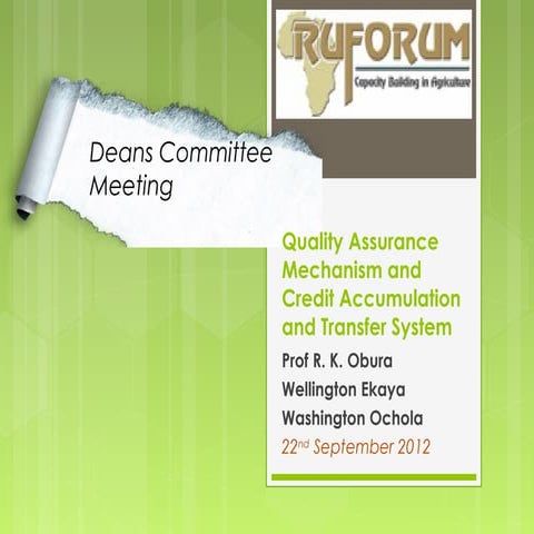 The DepEd-Regional Office VII through QAAD on Quality Management System ...