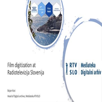 KOSI Film Digitization at RTV Slovenija | PPSX