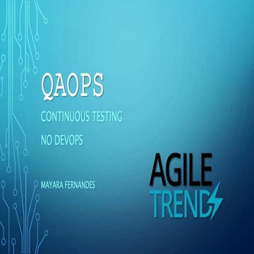 QAOps - Agile Trends 2021