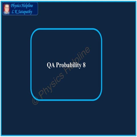 Probability QA 8