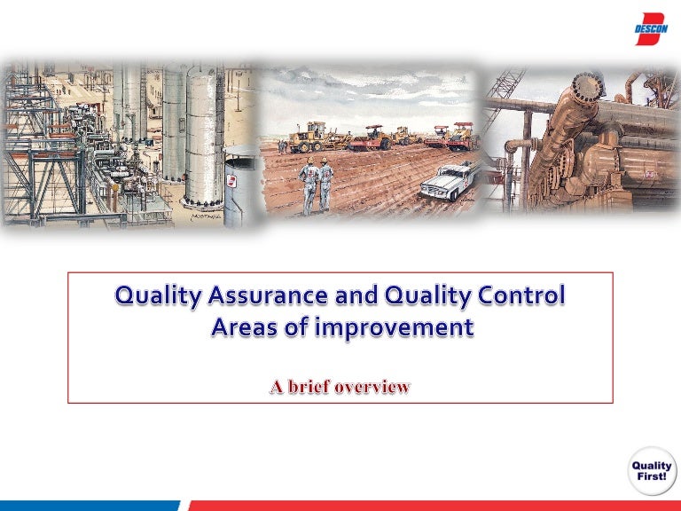 Quality Assurance and Quality Control Areas of Improvement