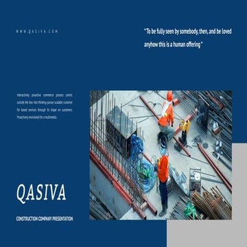 Qasiva Presentation : Dark Color Version