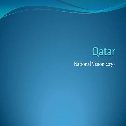 Qatar National Vision 2030
