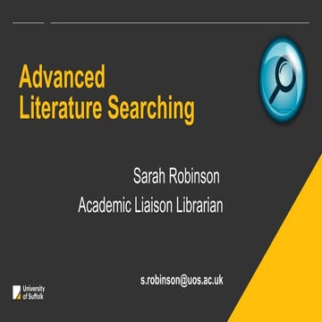Literature searching -  health care practice 