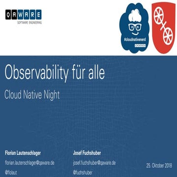 Observability für alle