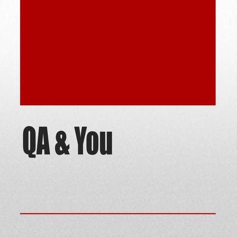 Qa & You