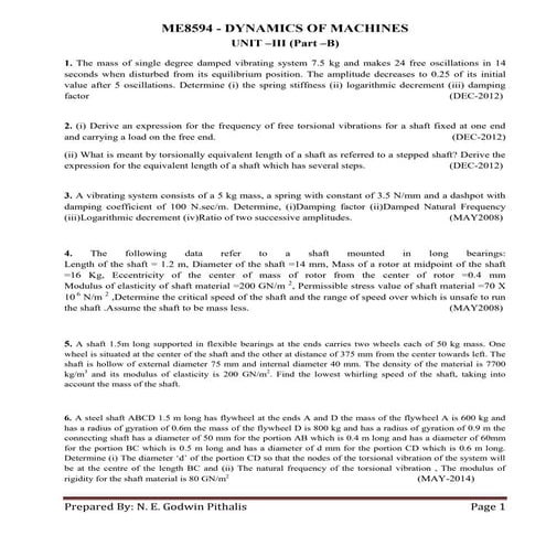 QB-Dynamics-Unit-III