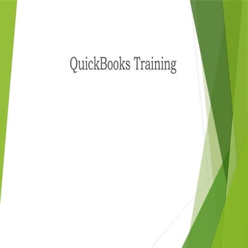 Quickbooks presentation powerpoint student | PPTX