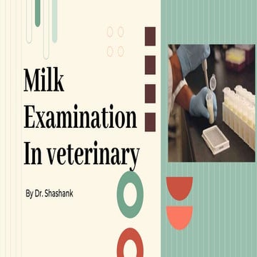 Veterinary laboratory diagnosis | PPTX