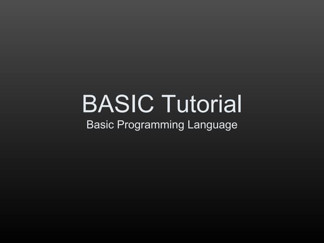 Qbasic