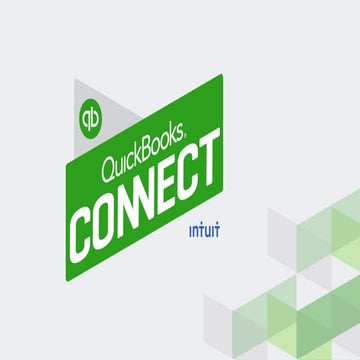 QuickBooks Connect 2015: Hackathon Kickoff