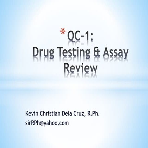 Qc 1 review | PPT