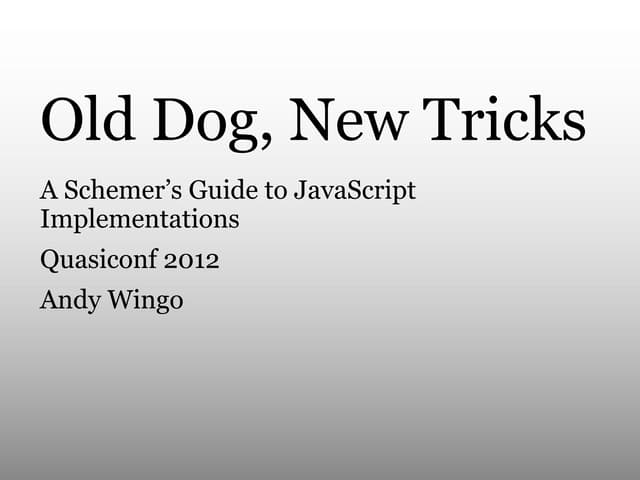 Partial Continuations, Lessons From JavaScript and Guile in 2012 (Quasiconf 2...