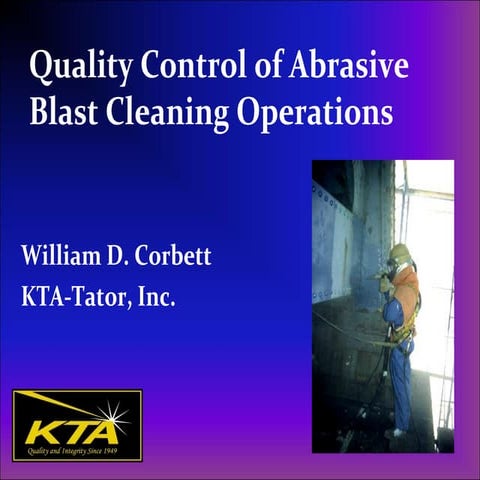 introduction to blasting and painting in oil and gas | PPTX
