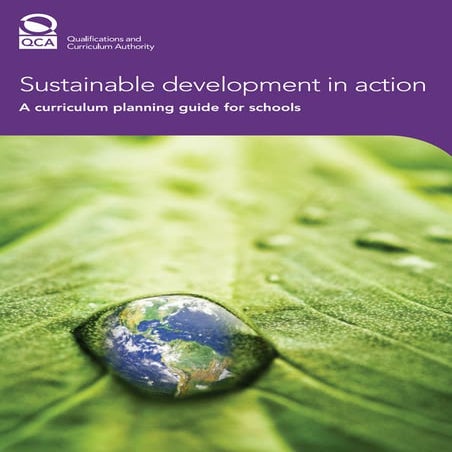 Qca sustainable development in action   a planning guide for schools