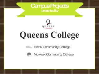 Queens College, Bronx CC, Norwalk CC
