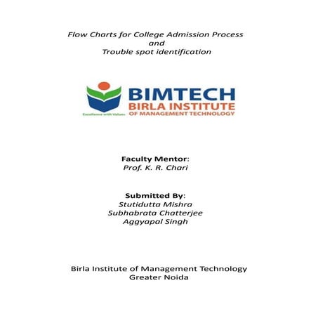 QCL-14-v3_Flowcharts_BIMTECH_Stutidutta Mishra