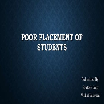 Qcl 14-v3 poor placements-sdmimd_vishal vaswani