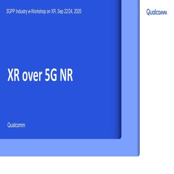 Qcom XR Workshop Sept 2020