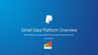 QCon 2018 | Gimel | PayPal's Analytic Platform