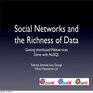 Social Networks and the Richness of...