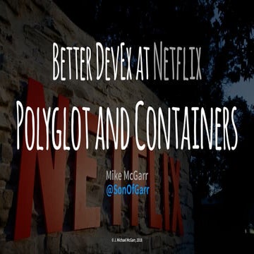 Better DevEx at Netflix (QCon NY 2018)