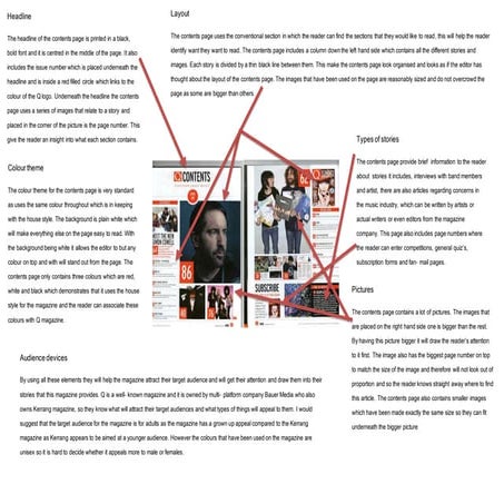 Magazine analysis | PPTX