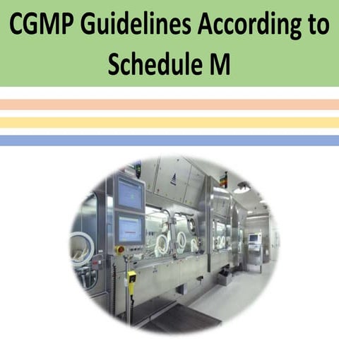 CGMP guidelines
