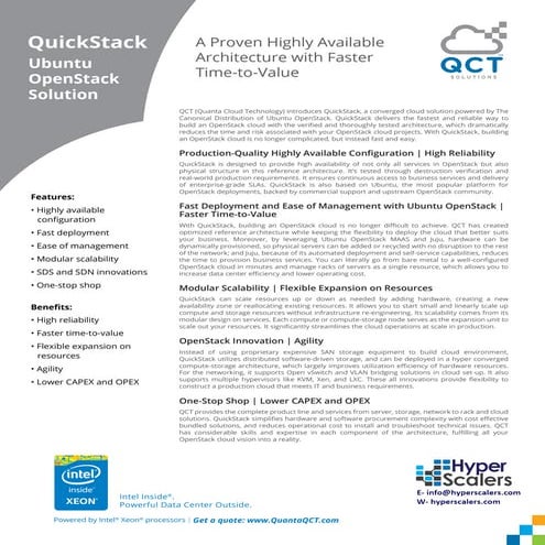 Qct quick stack ubuntu openstack