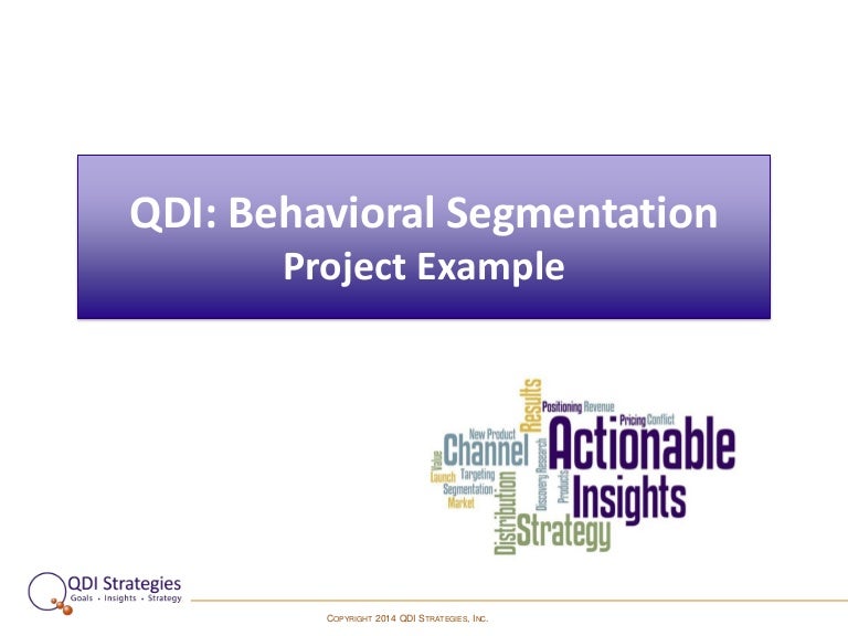 behavioral segmentation