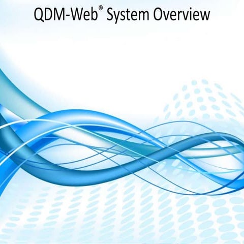 QDM SPC System Product Suite -- Customize Your System | PPTX