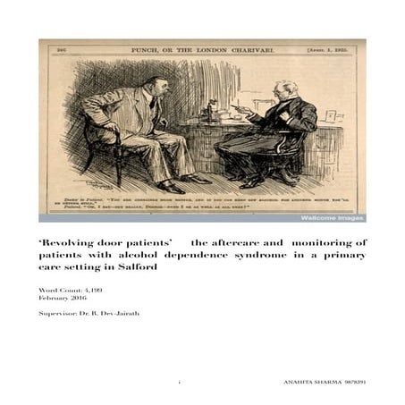 Community management of alcohol dependence