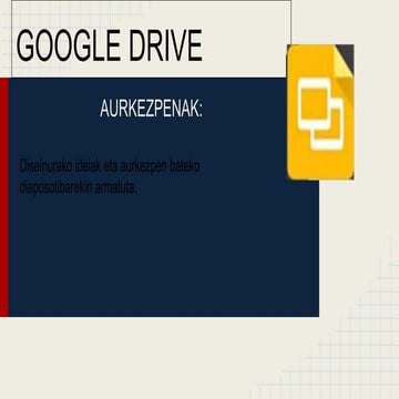 Presentacion google drive | PPTX